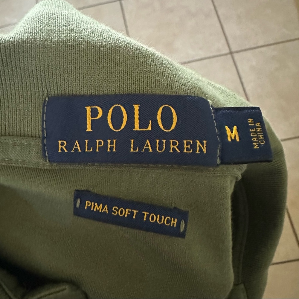 Polo By Ralph Lauren Men's Olive Polo Shirt - image 3
